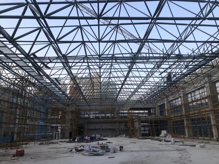 三门峡第一附属小学体育馆网架